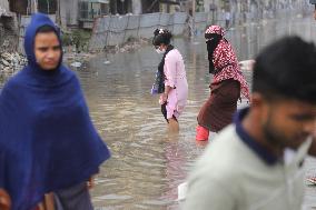 Heavy Rains Have Caused Flooding Of Streets - Dhaka