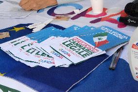 Petition for referendum on liberalising cannabis - Rome