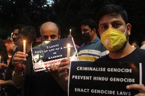 Kashmiri Hindus Protest - New Dehli