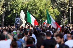 Protest Against Green Pass - Rome