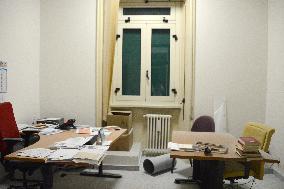 Anti-vax protesters targeted the CGIL trade union headquarters - Rome