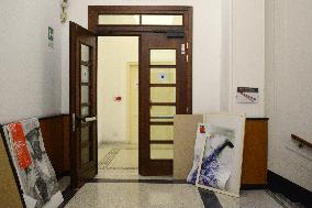 Anti-vax protesters targeted the CGIL trade union headquarters - Rome