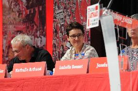 Nathalie Arthaud campaign meeting - Paris