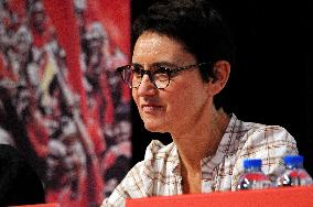 Nathalie Arthaud campaign meeting - Paris