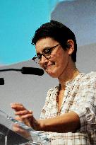 Nathalie Arthaud campaign meeting - Paris