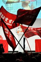 Nathalie Arthaud campaign meeting - Paris