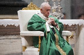 Pope Francis - Mass Opening the Synod of Bishops - Vatican