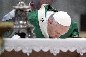 Pope Francis - Mass Opening the Synod of Bishops - Vatican