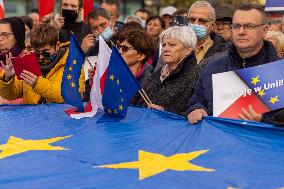 Staying in the European Union Rally - Poland