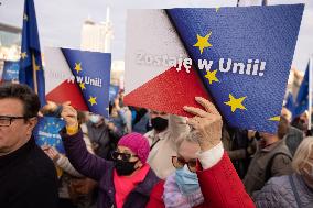 Staying in the European Union Rally - Poland