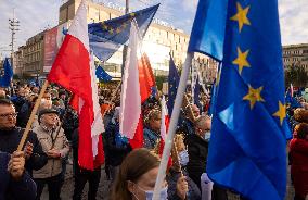 Staying in the European Union Rally - Poland