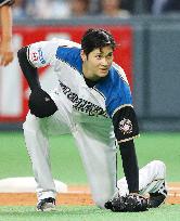 Baseball: Ohtani pitching in Japan