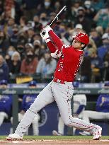 Baseball: Ohtani's 46th HR of 2021 season