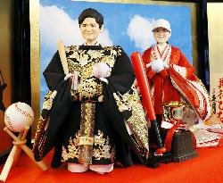 Traditional dolls featuring big names in Japan