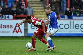 SOCCER-ENGLAND-EXETER-OLDHAM