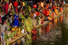 NEPAL-CHHATH-PUJA