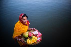NEPAL-CHHATH-PUJA