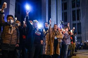 Protest In Support Of Judicial Independence In Poland