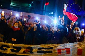 Protest In Support Of Judicial Independence In Poland