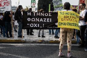 GREECE-CLIMATE-PROTEST