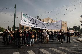 GREECE-CLIMATE-PROTEST