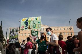 GREECE-CLIMATE-PROTEST