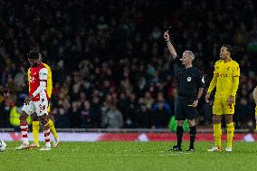 (SP)BRITAIN-LONDON-FOOTBALL-EFL CUP-ARSENAL VS LIVERPOOL