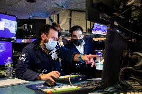 U.S.-NEW YORK-STOCK-FALL