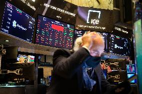 U.S.-NEW YORK-STOCK-FALL