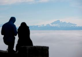 CANADA-VANCOUVER-FOG-WEATHER