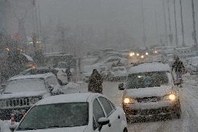 TURKEY-ANKARA-SNOW