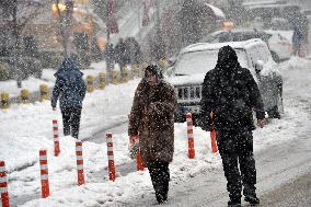 TURKEY-ANKARA-SNOW