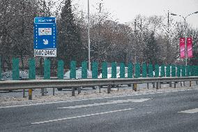 (SP)CHINA-BEIJING-WINTER OLYMPICS-TRAFFIC LANE(CN)