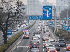 (SP)CHINA-BEIJING-WINTER OLYMPICS-TRAFFIC LANE(CN)