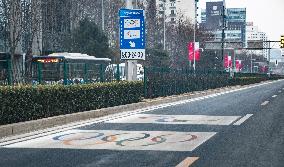 (SP)CHINA-BEIJING-WINTER OLYMPICS-TRAFFIC LANE(CN)