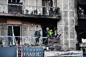 GREECE-ATHENS-EXPLOSION-BUILDING