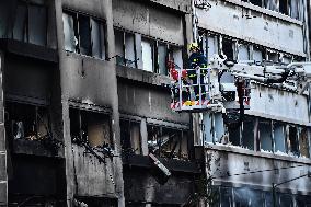 GREECE-ATHENS-EXPLOSION-BUILDING