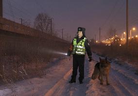 CHINA-HEILONGJIANG-DAQING-PATROL DOG (CN)