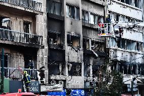 GREECE-ATHENS-EXPLOSION-BUILDING