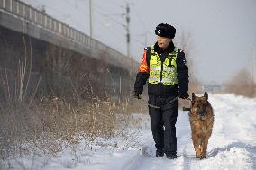 CHINA-HEILONGJIANG-DAQING-PATROL DOG (CN)