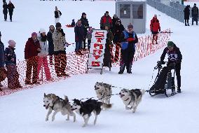 (SP)LATVIA-MADONA-SLED DOG RACE