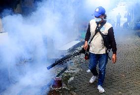 INDONESIA-TANGERANG-ANTI-MOSQUITO FOG