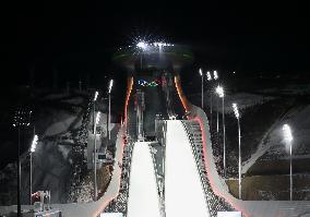 (SP)CHINA-ZHANGJIAKOU-BEIJING WINTER OLYMPICS-NATIONAL SKI JUMPING CENTER