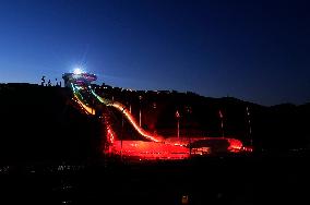 (SP)CHINA-ZHANGJIAKOU-BEIJING WINTER OLYMPICS-NATIONAL SKI JUMPING CENTER