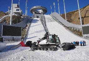 (SP)CHINA-ZHANGJIAKOU-BEIJING WINTER OLYMPICS-NATIONAL SKI JUMPING CENTER