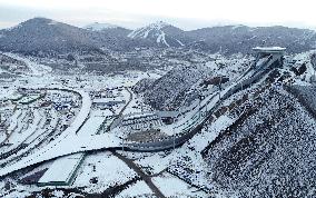 (SP)CHINA-ZHANGJIAKOU-BEIJING WINTER OLYMPICS-NATIONAL SKI JUMPING CENTER