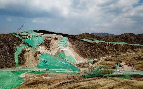 (SP)CHINA-ZHANGJIAKOU-BEIJING WINTER OLYMPICS-NATIONAL SKI JUMPING CENTER