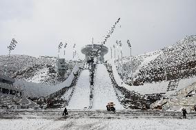 (SP)CHINA-ZHANGJIAKOU-BEIJING WINTER OLYMPICS-NATIONAL SKI JUMPING CENTER