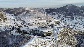 (SP)CHINA-ZHANGJIAKOU-BEIJING WINTER OLYMPICS-NATIONAL SKI JUMPING CENTER