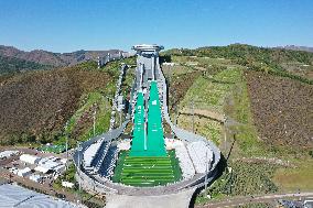 (SP)CHINA-ZHANGJIAKOU-BEIJING WINTER OLYMPICS-NATIONAL SKI JUMPING CENTER